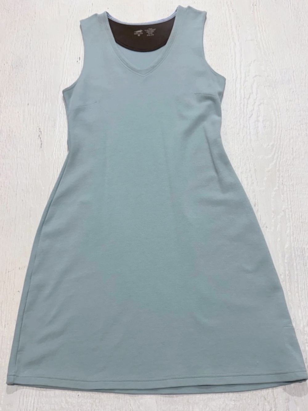Horny Toad Baby Blue Sleeveless V-Neck Dress Sporty Casual Tennis Golf Dress